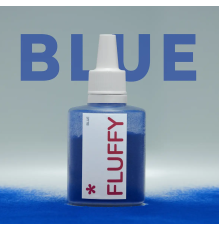 Бархатная пудра для ногтей EASY Fluffy Blue, синяя