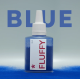 Оксамитова пудра для нігтів EASY Fluffy Blue, синя