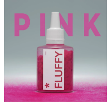 Velvet nail powder EASY Fluffy Pink, pink