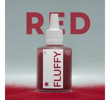 Оксамитова пудра для нігтів EASY Fluffy Red, бордо