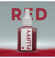 Бархатная пудра для ногтей EASY Fluffy Red, бордо