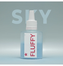 Бархатная пудра для ногтей EASY Fluffy Sky, голубая