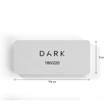 Бафф для ногтей DARK прямоугольный 180/220 грит.