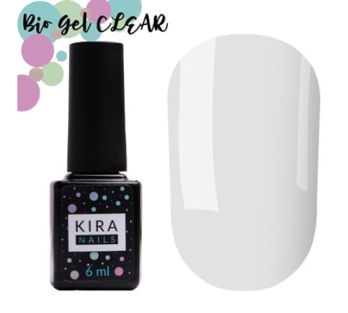 Біогель Kira Nails Bio Gel Clear 6 мл
