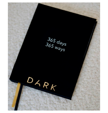 Блокнот DARK черный, А5