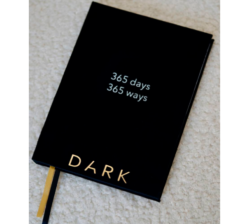 DARK notebook black, A5