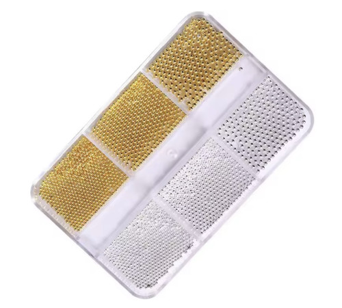 Metal soup bowls, mix size, silver-gold