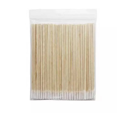 Ватні палички дерев`яні ультратонкі MICRO STICKS 7 см, 100 шт
