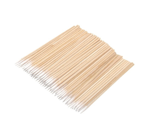 Ватні палички дерев`яні ультратонкі MICRO STICKS 7 см, 100 шт