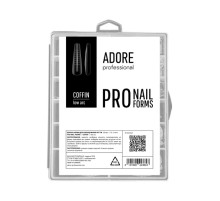 Верхні форми Adore Pro Nail Forms Coffin балерина, 120 шт