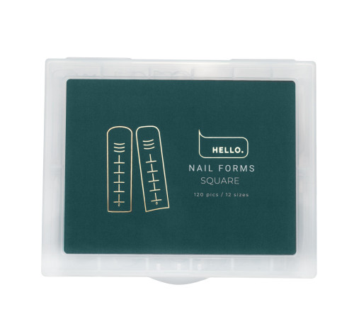 Верхні форми HEYLOVE Natural Square, квадрат, 120 шт