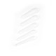 Top forms for extensions Global Fashion, arched almond, 120 pcs