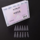 Верхні форми для нарощування Komilfo Acryl Gel Nail Forms Almond мигдаль, 120 шт