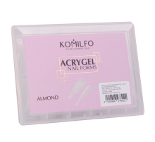 Upper forms for extensions Komilfo Acryl Gel Nail Forms Almond almond, 120 pcs