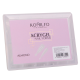 Верхні форми для нарощування Komilfo Acryl Gel Nail Forms Almond мигдаль, 120 шт