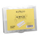 Komilfo Top Nail Forms, Long Gothic, long gothic almond, 130 pcs.