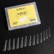 Komilfo Top Nail Forms, Long Gothic, long gothic almond, 130 pcs.