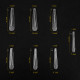 Komilfo Top Nail Forms, Long Gothic, long gothic almond, 130 pcs.