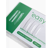 Upper forms for nail extensions EASY style No. 01, 120 pcs.