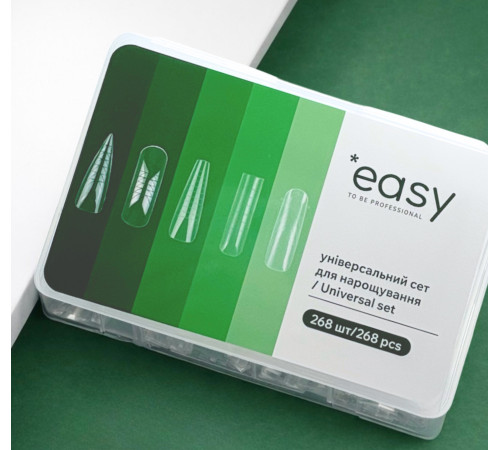 Верхні форми для нарощування нігтів EASY стиль №06, 268 шт