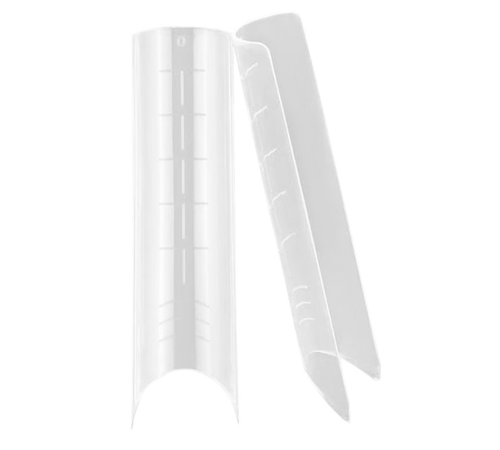 Upper forms for nail extension MOLEKULA, arched, 120 pcs