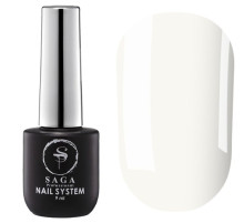 Stained glass top for gel polish Saga Top IVORY milky, 8 ml