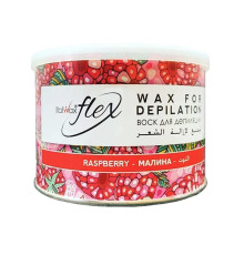 Wax for depilation ItalWax Flex raspberry, in a jar of 400 ml