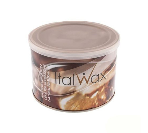 ItalWax depilatory wax is natural, in a jar of 400 ml