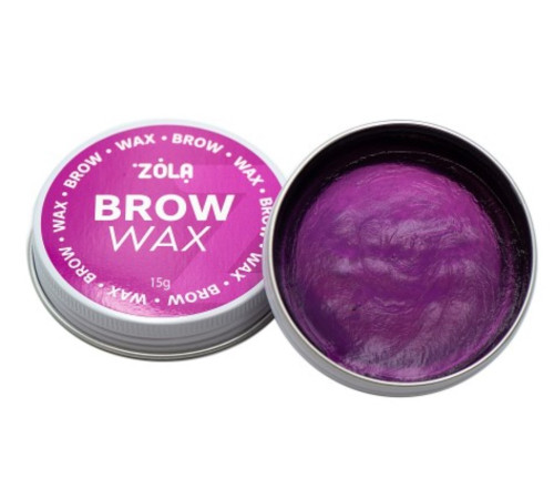 Wax for fixing eyebrows ZOLA brow wax New formula with a brush 15 g
