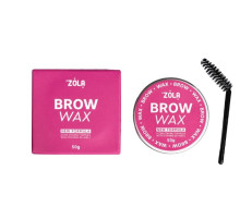 Віск для фіксації брів ZOLA brow wax New formula з щіточкою 50 г