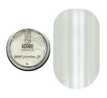 Втирка Adore Pearl powder №1 срібна 1 г