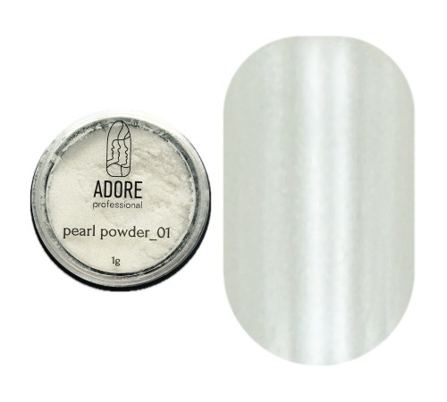 Rub Adore Pearl powder No. 1 silver 1 g