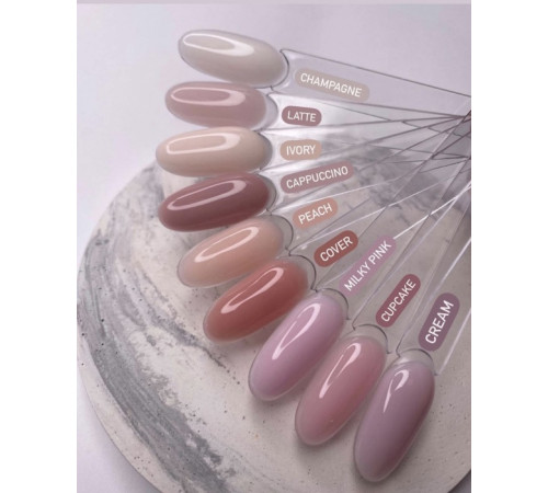 Gel DARK Medium Gel Milky Pink, 30 ml