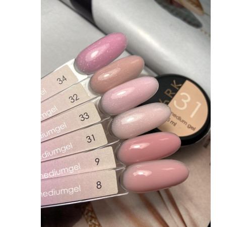 Гель DARK Medium Gel №08, без пензлика, 15 мл