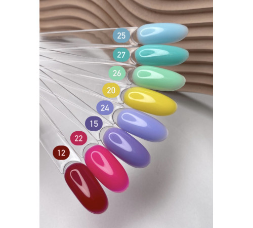 Гель DARK Medium Gel №22, без кисточки, 15 мл