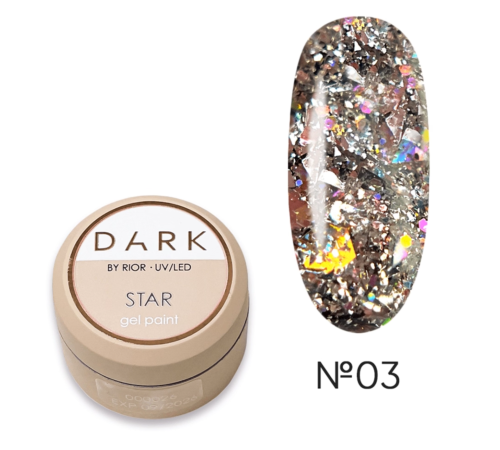 Гель DARK Star gel 03, 5 г