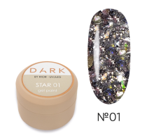 Гель DARK Star gel polish 01, 5 г