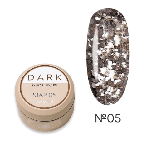 Gel DARK Star gel polish 05, 5 g