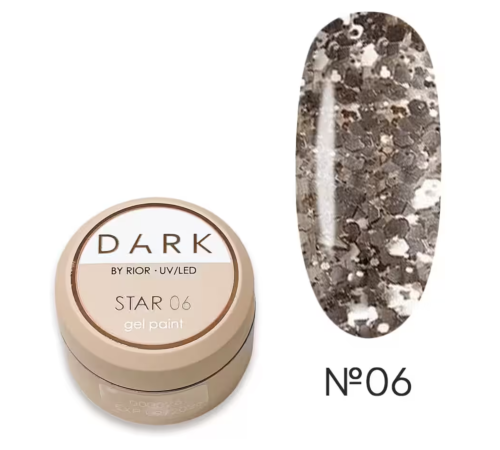 Гель DARK Star gel polish 06, 5 г