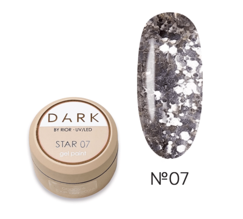 Гель DARK Star gel polish 07, 5 г