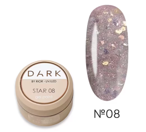 Гель DARK Star gel polish 08, 5 г