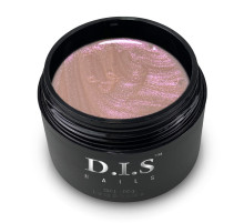 Гель DIS Hard Flower Shimmer персиковий з рожевим шиммером, 28 мл