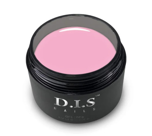 Гель DIS Hard Pink Powder пудровий рожевий, 50 мл