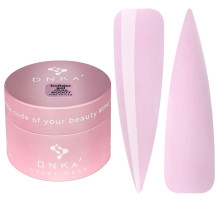 Гель DNKA Builder Gel №07 Pink Pollen рожевий з срібним шиммером, 30 мл