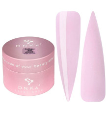 Гель DNKA Builder Gel №07 Pink Pollen рожевий з срібним шиммером, 30 мл