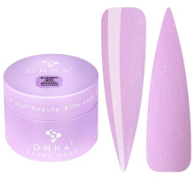 Гель DNKA Builder Gel №08 Peonies лавандовий з срібним шиммером, 30 мл