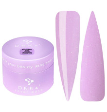 Гель DNKA Builder Gel №08 Peonies лавандовый с серебряным шиммером, 30 мл