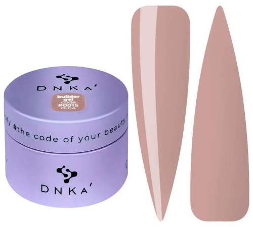 Гель DNKA Builder Gel №15 Olga коричневий, 30 мл