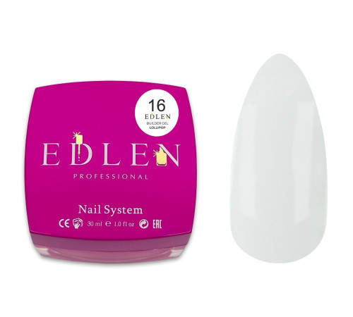 Гель Edlen Builder Gel Lollipop №16, молочный, 30 мл