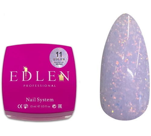 Gel Edlen Builder Shimmer Gel No. 11, 15 ml
